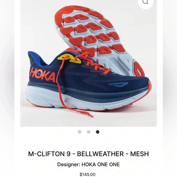HOKA One One - Clifton 9 - Men’s 15 - Blue - Picture 1 of 16